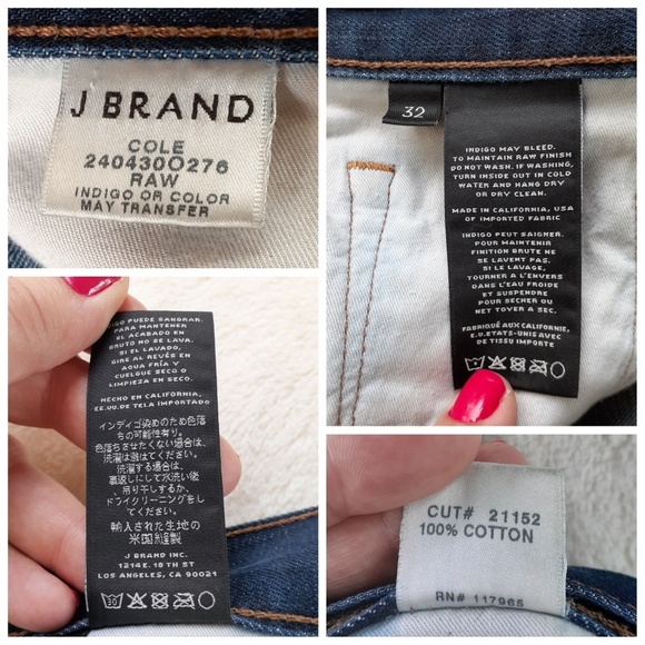 J Brand Cole Relaxed Straight Dark Wash Jeans Sold Out Nordstrom NWT 32 - Picture 8 of 8